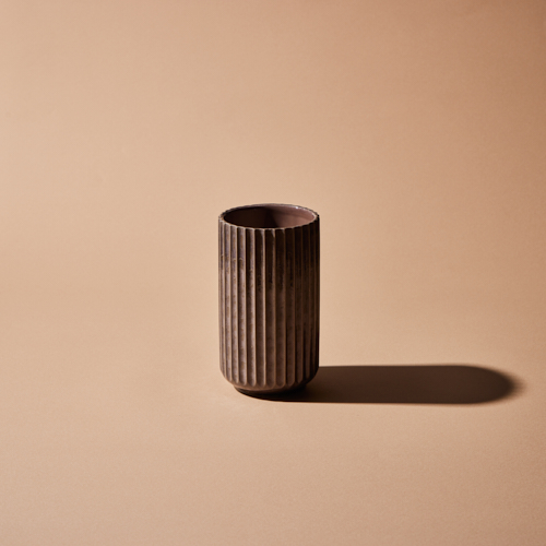 Lyngby Porcelain(リュンビューポーセリン)/Radiance Vase グレー H15