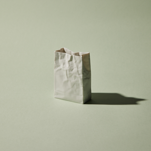 セラミック・ジャパン/new crinkle super bag #3 white